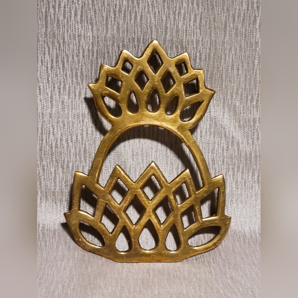 Solid Brass Pineapple Trivet